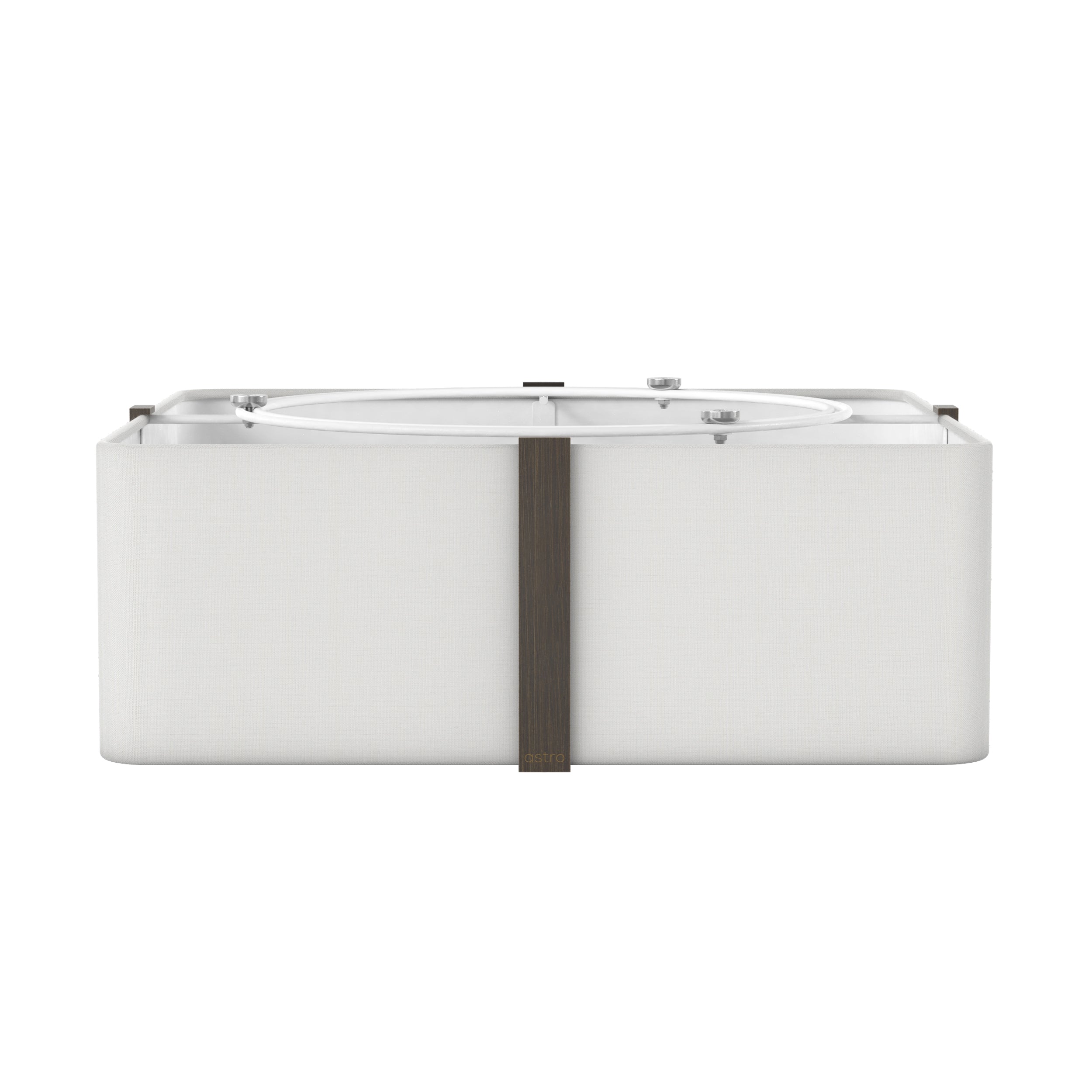 Astro Elba Square 350 Shade in White SHADE ONLY