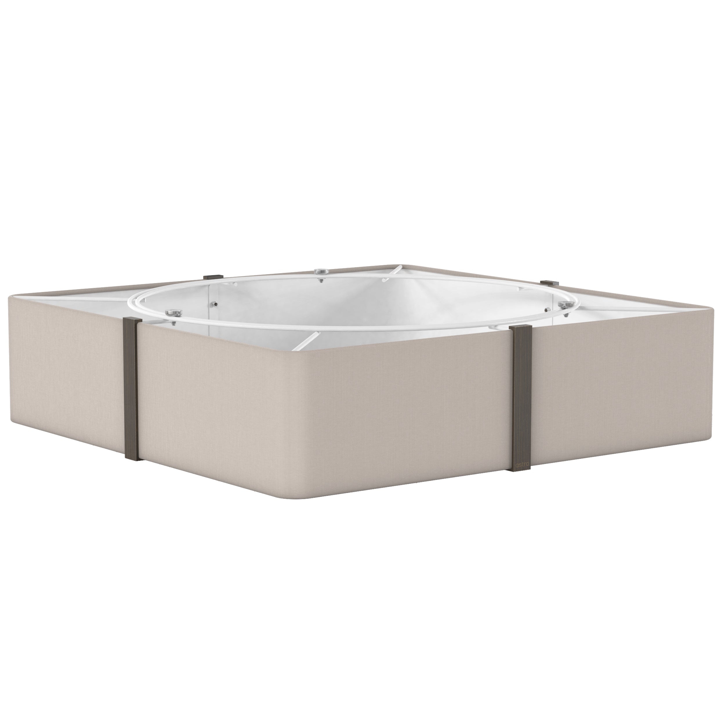Astro Elba Square 500 Shade in Putty SHADE ONLY