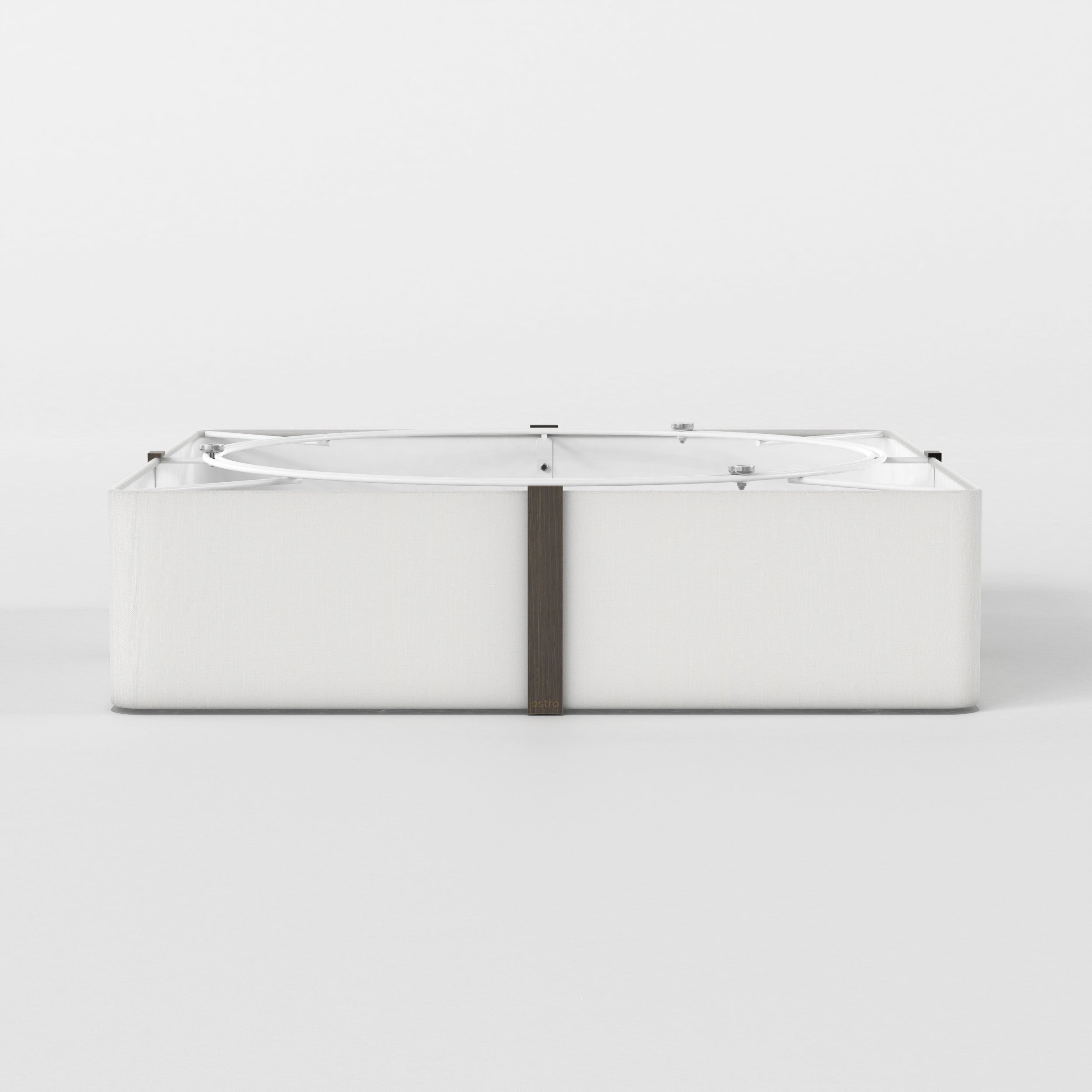 Astro Elba Square 500 Shade in White SHADE ONLY