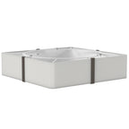 Astro Elba Square 500 Shade in White SHADE ONLY
