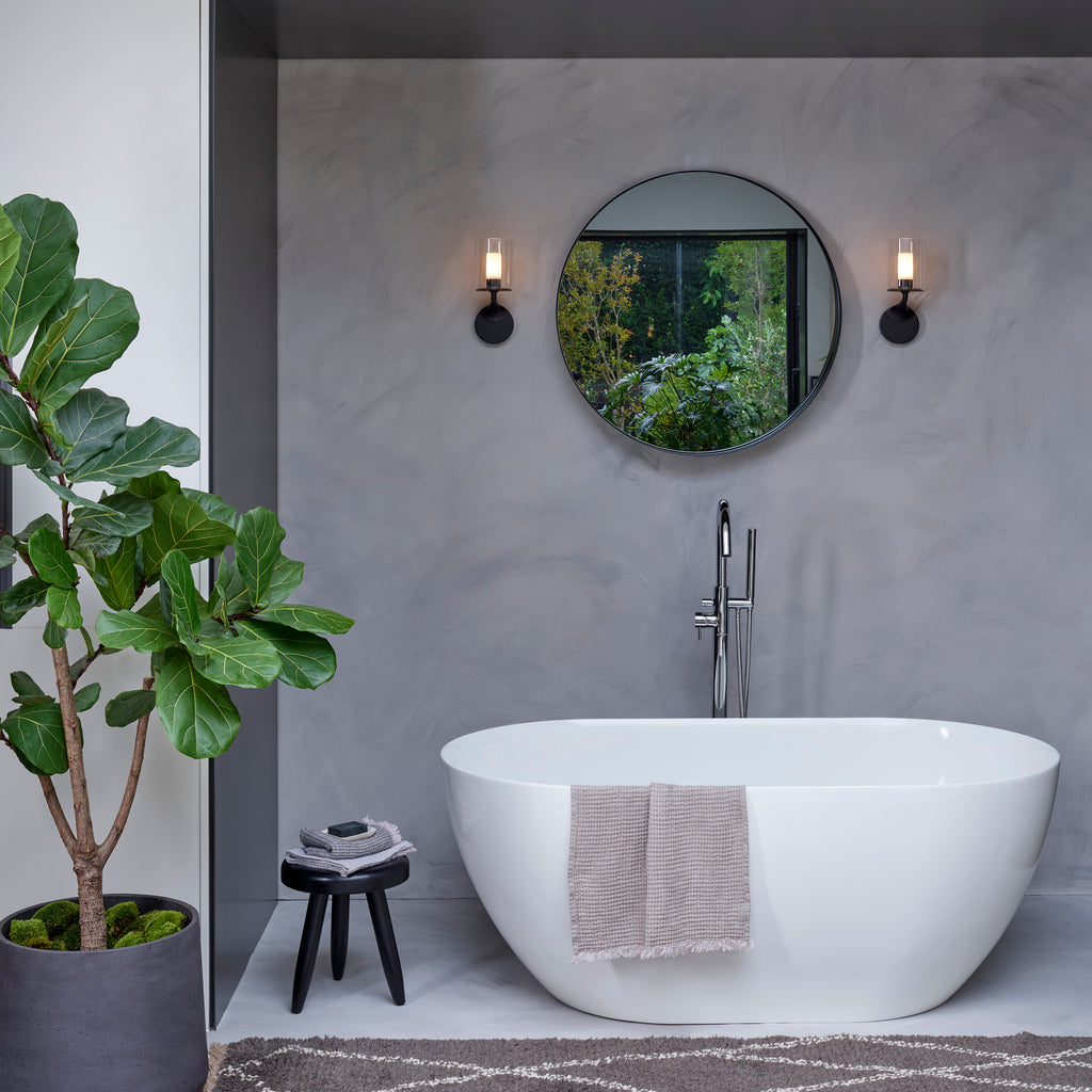 Astro Elena Bathroom Wall Light in Matt Black