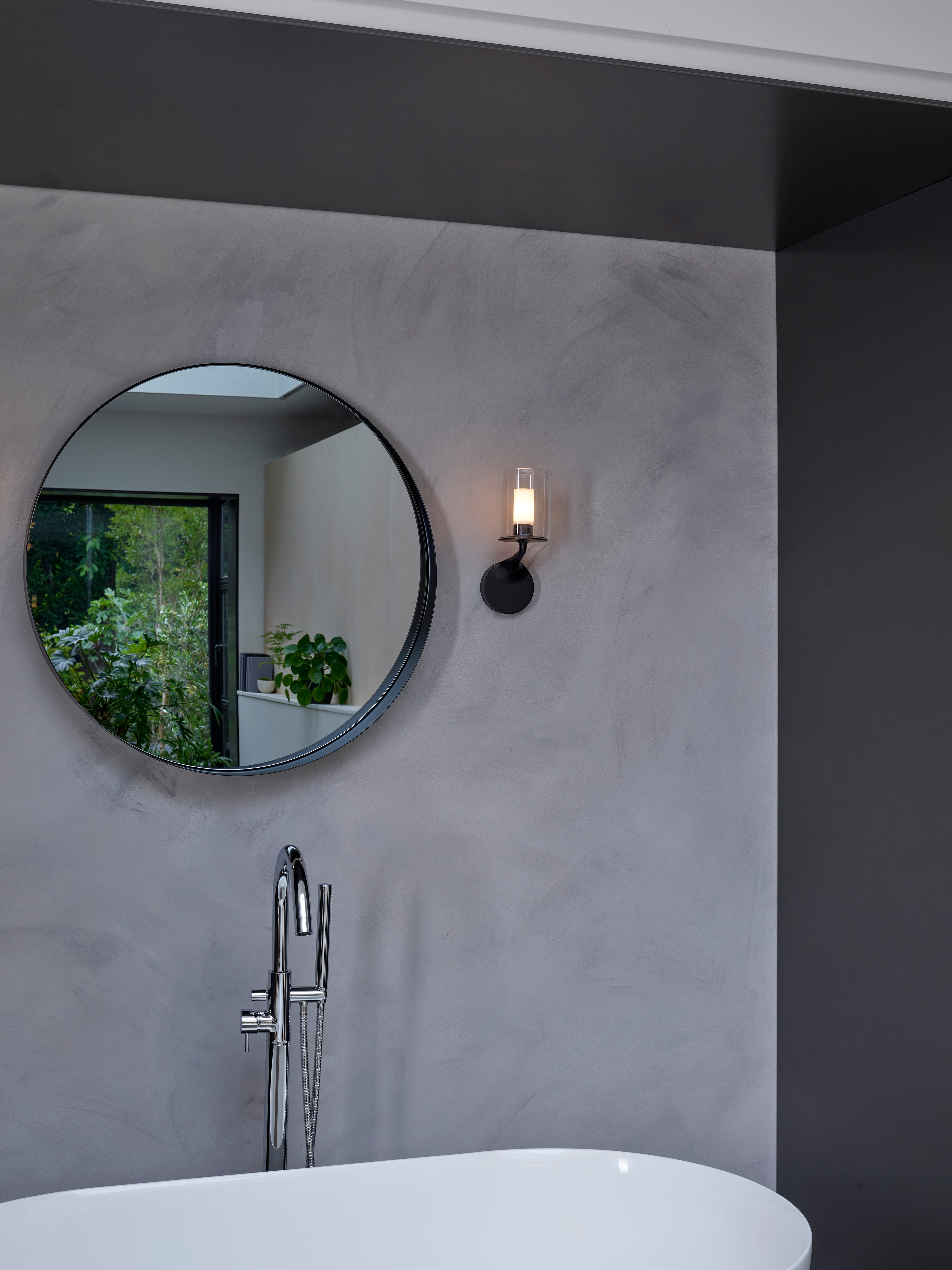 Astro Elena Bathroom Wall Light in Matt Black
