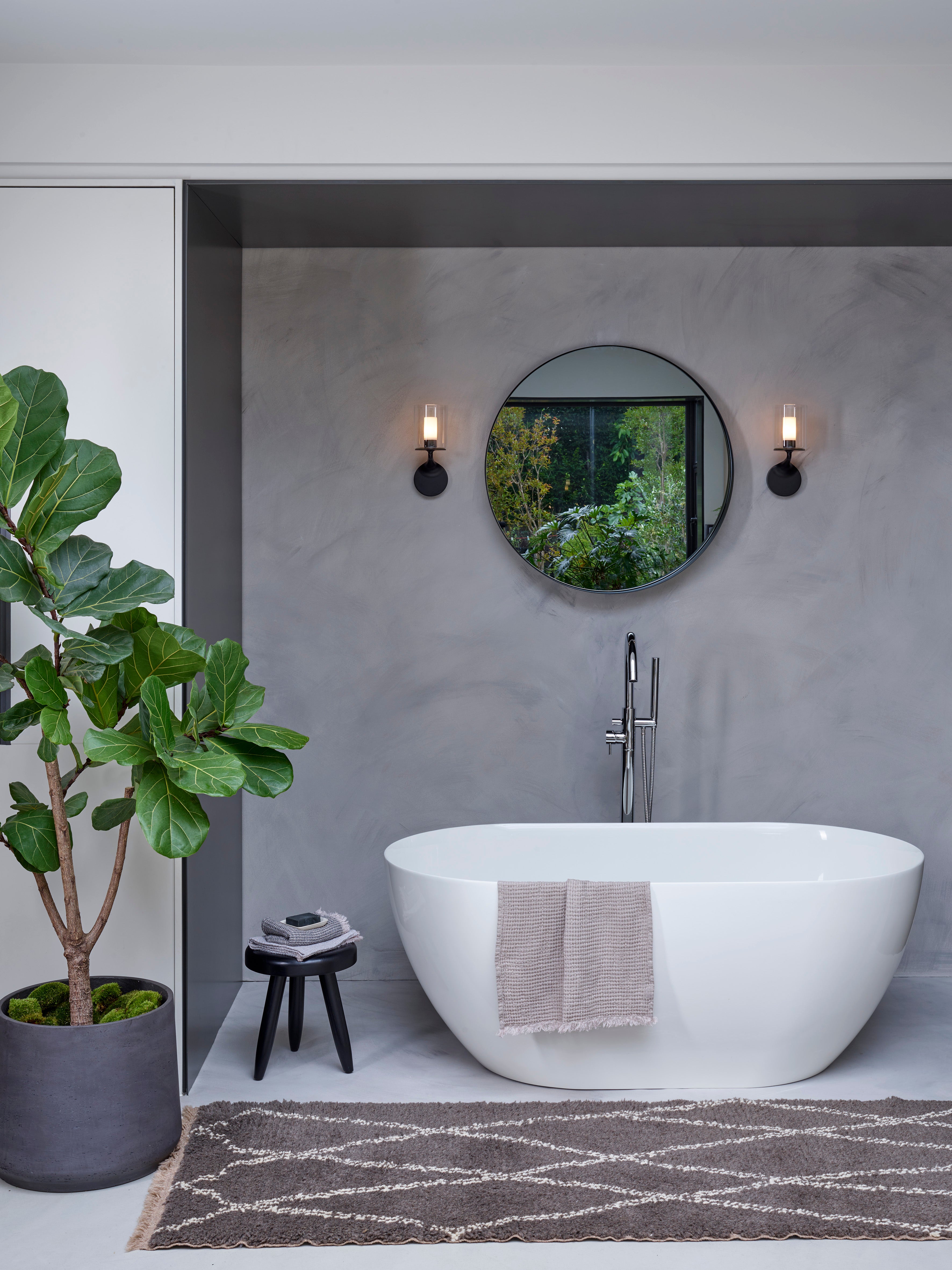 Astro Elena Bathroom Wall Light in Matt Black