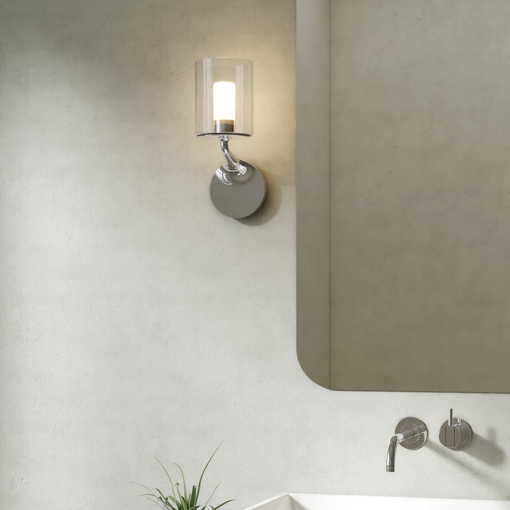 Astro Elena Bathroom Wall Light in Polished Chrome