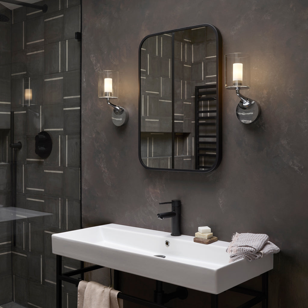 Astro Elena Bathroom Wall Light in Polished Chrome