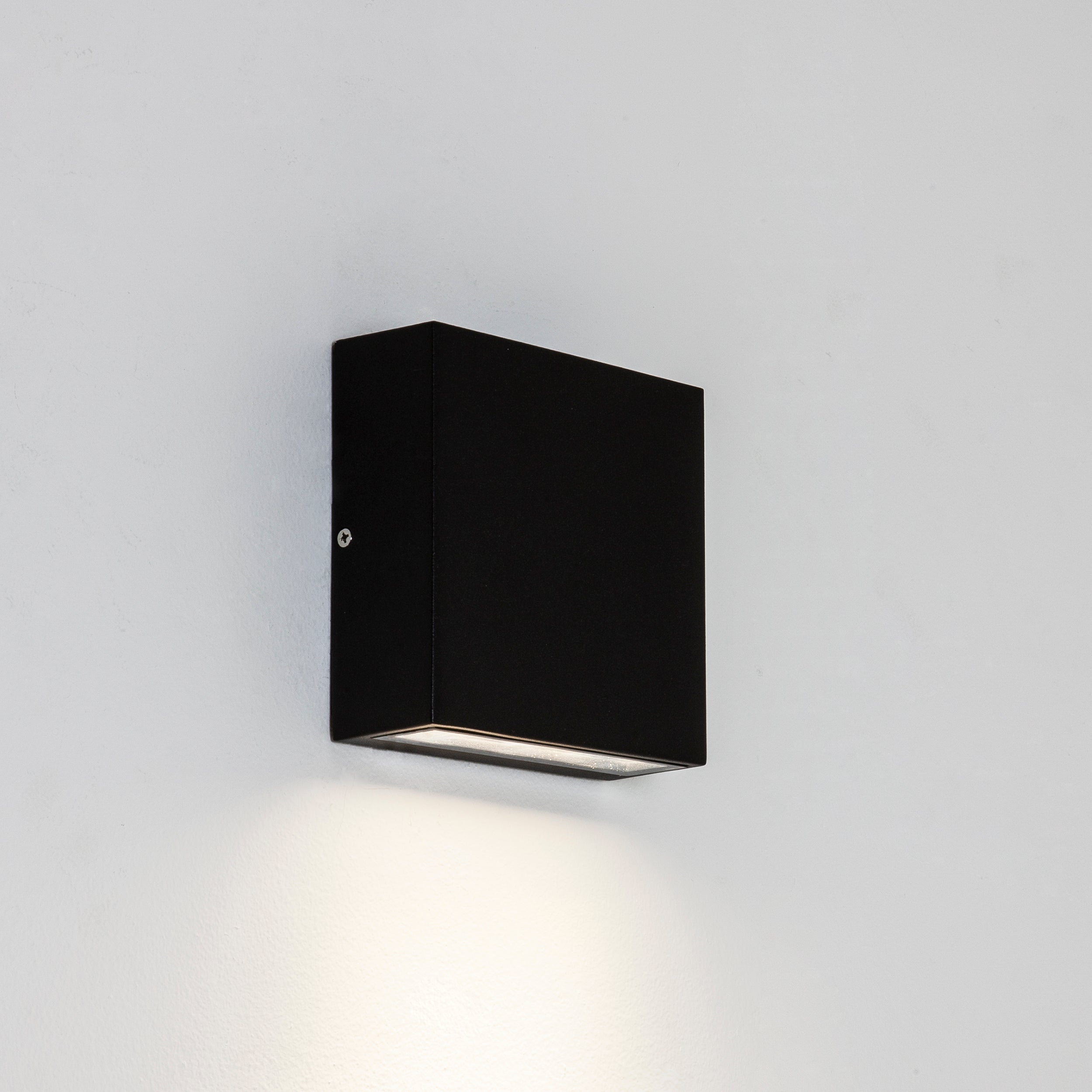 Astro Elis Single Outdoor Wall Light in Textured Black