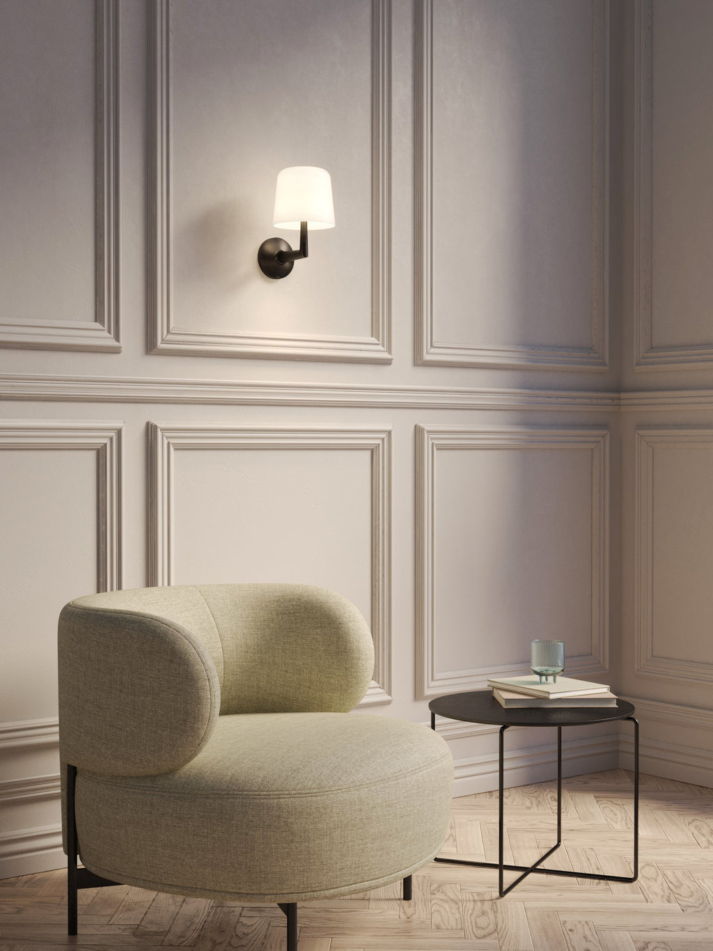 Astro Ella Wall Light in Matt Black