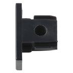 Astro End Cap Track in Matt Black