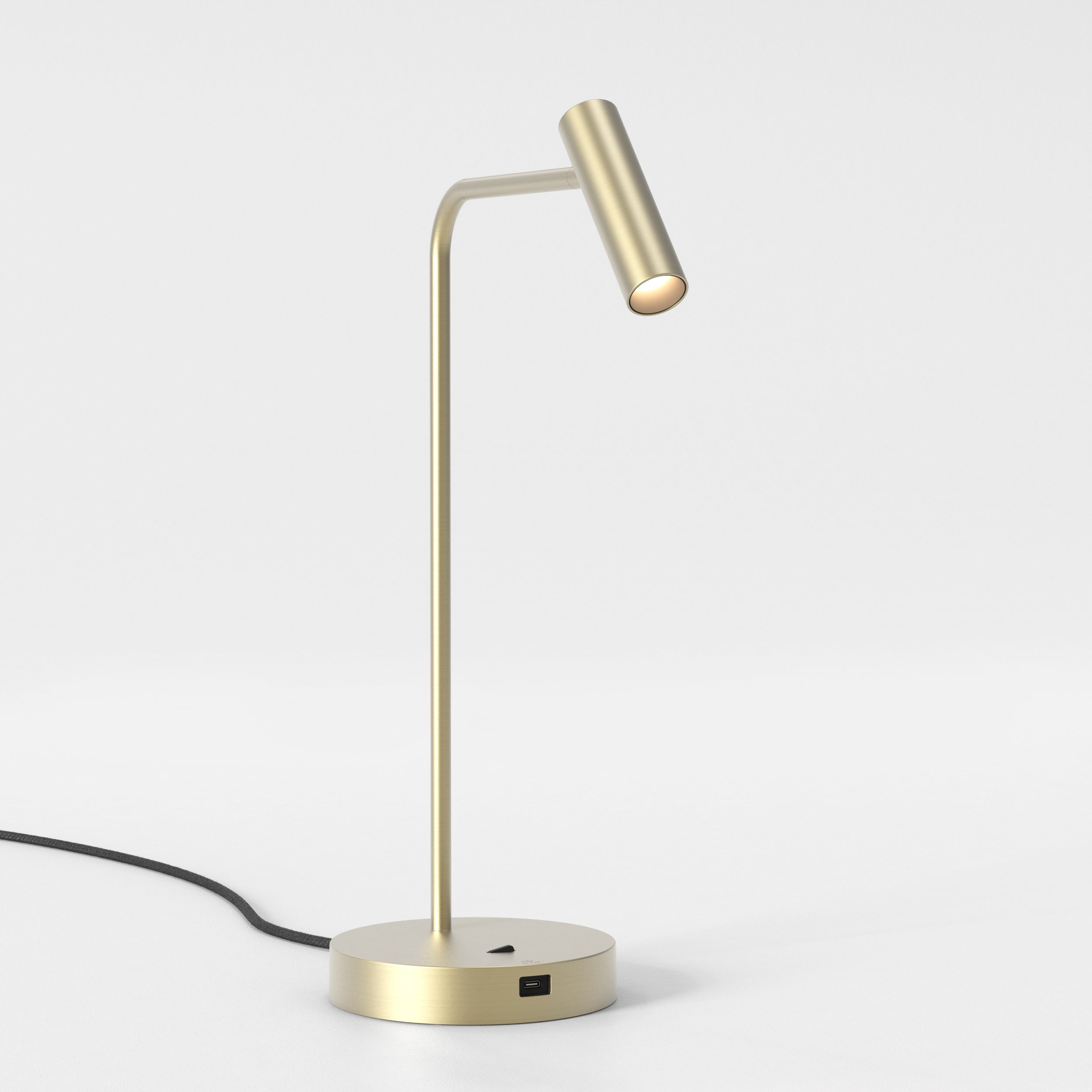 Astro Enna Desk USB C Table Lamp in Matt Gold