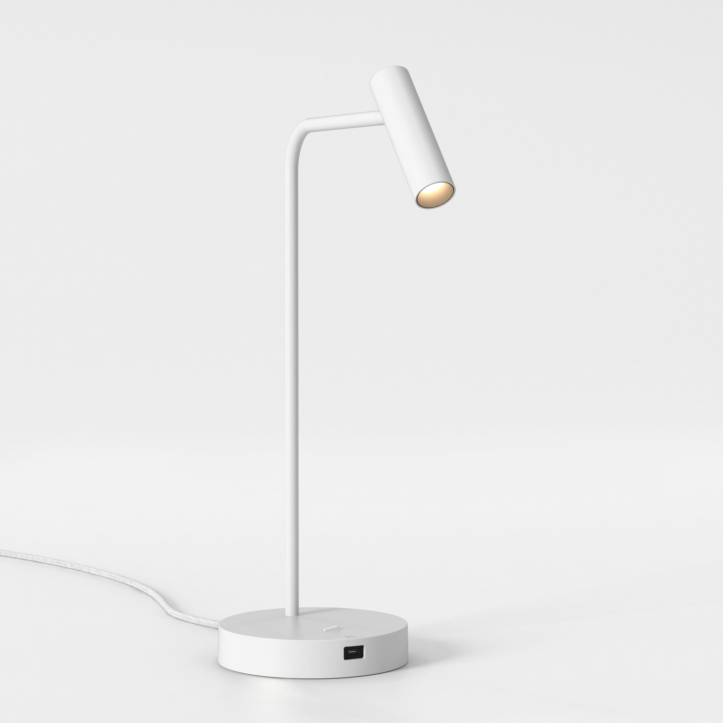 Astro Enna Desk USB C Table Lamp in Matt White