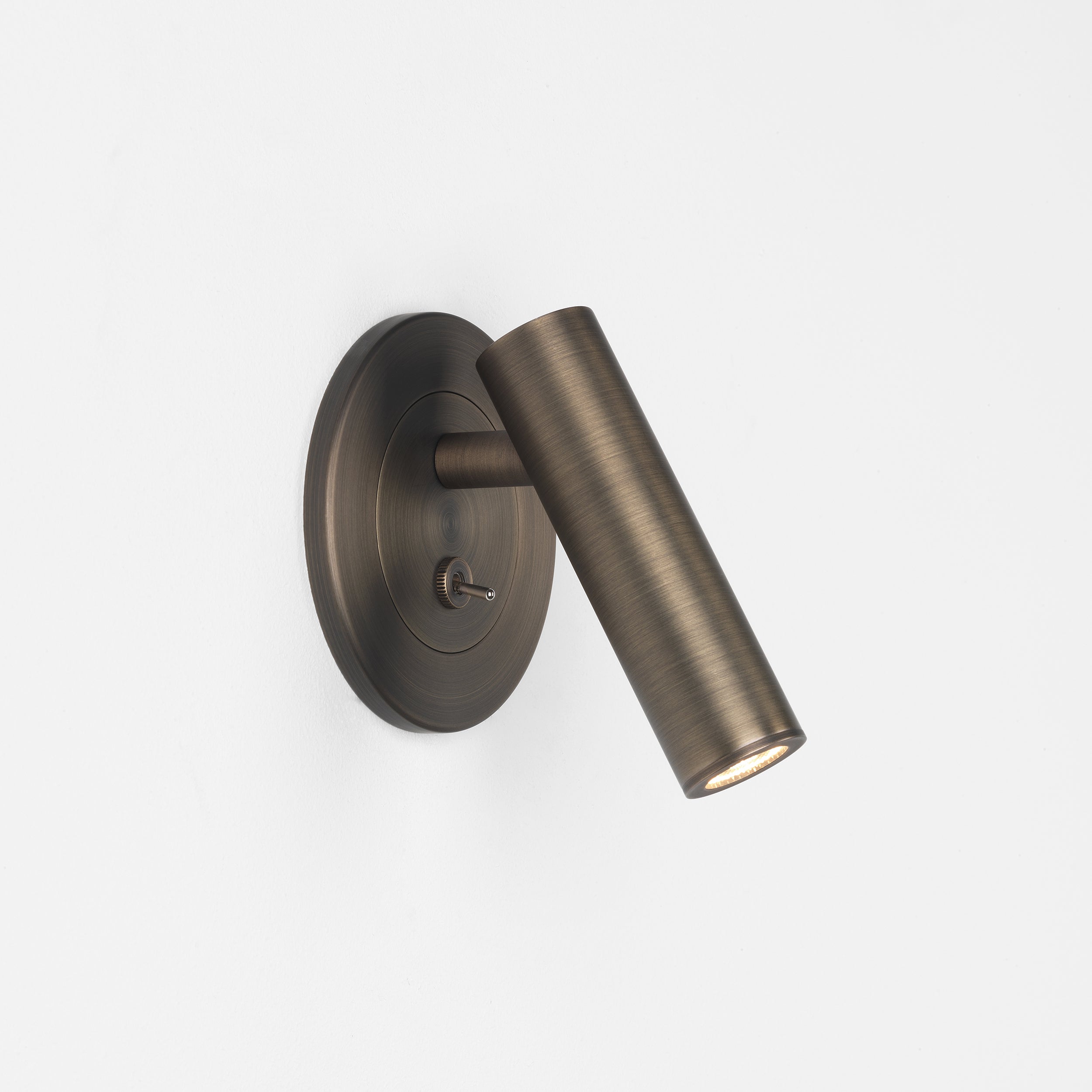 Astro Enna Recessed Switched Reading Light in Bronze
