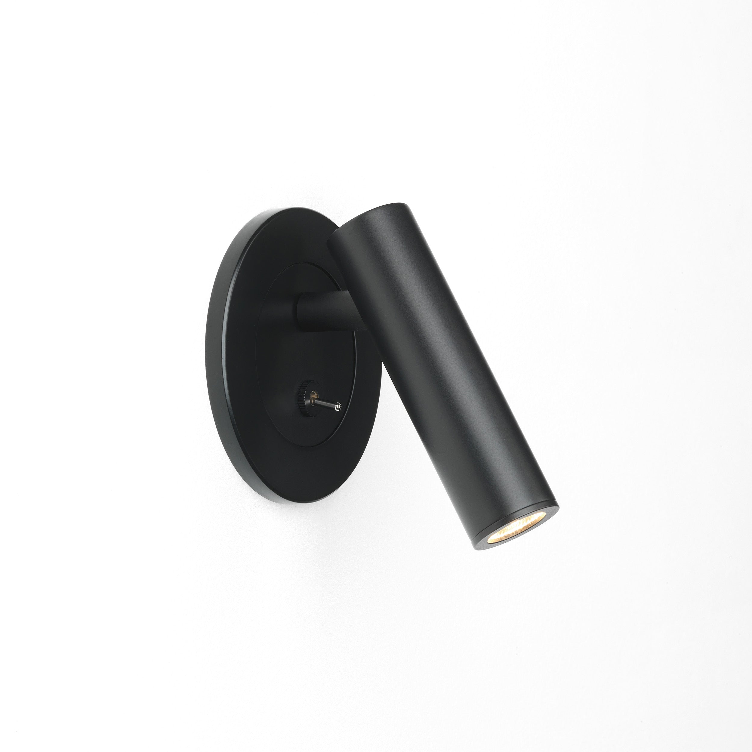 Astro Enna Recessed Switched Reading Light in Matt Black