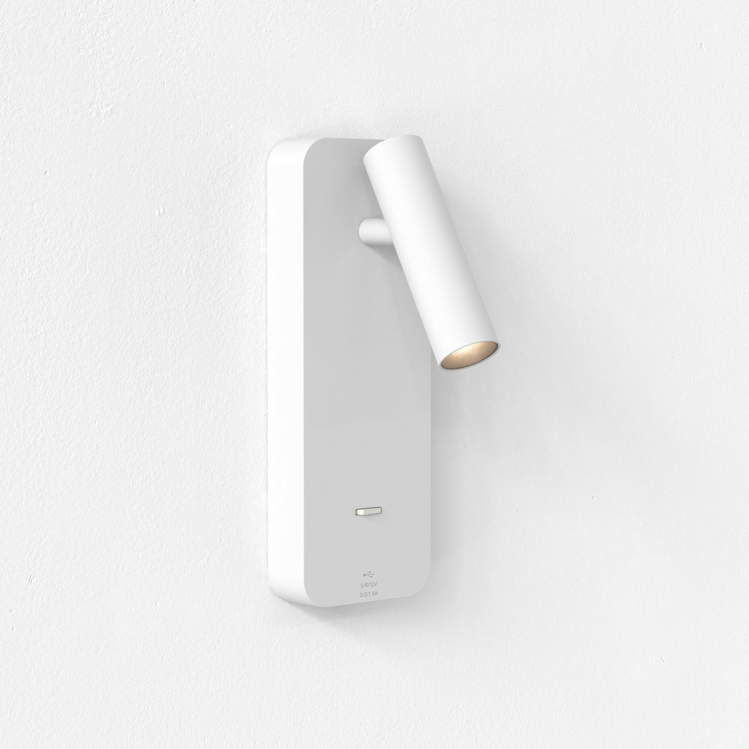 Astro Enna Surface USB A+C Reading Light in Matt White