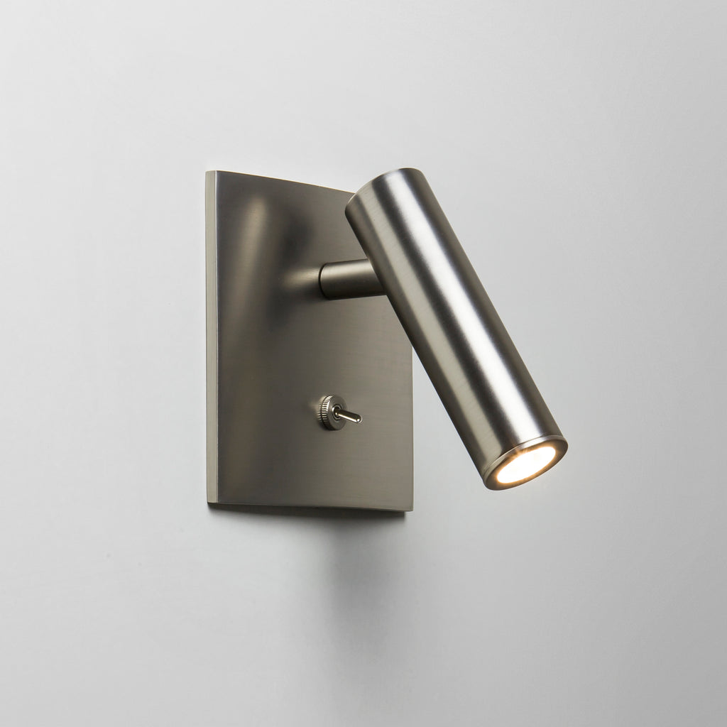 Astro Enna Switched Reading Light in Matt Nickel