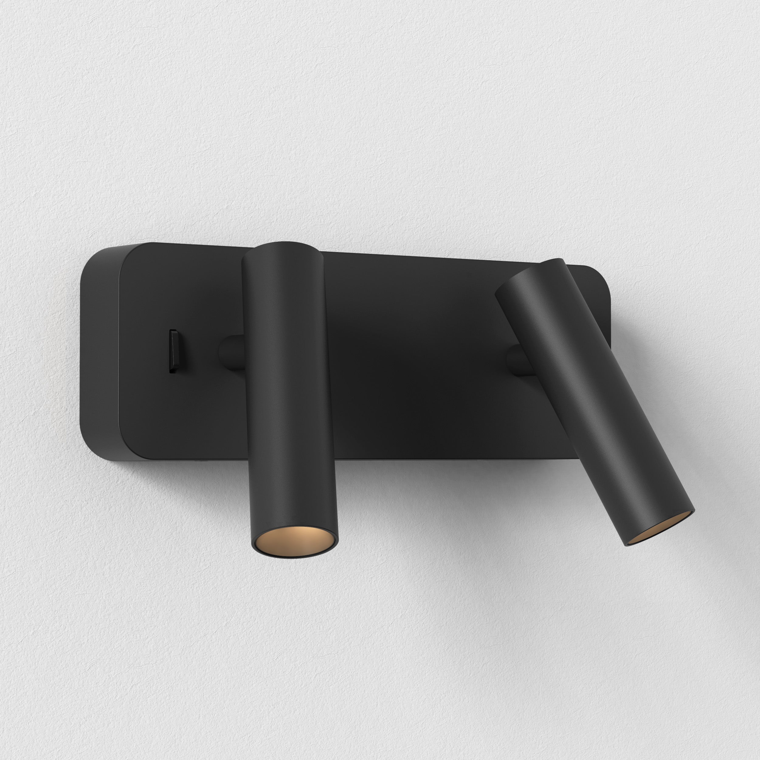 Astro Enna Twin Reading Light in Matt Black