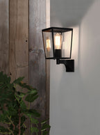 Astro Farringdon Outdoor Wall Light in Textured Black