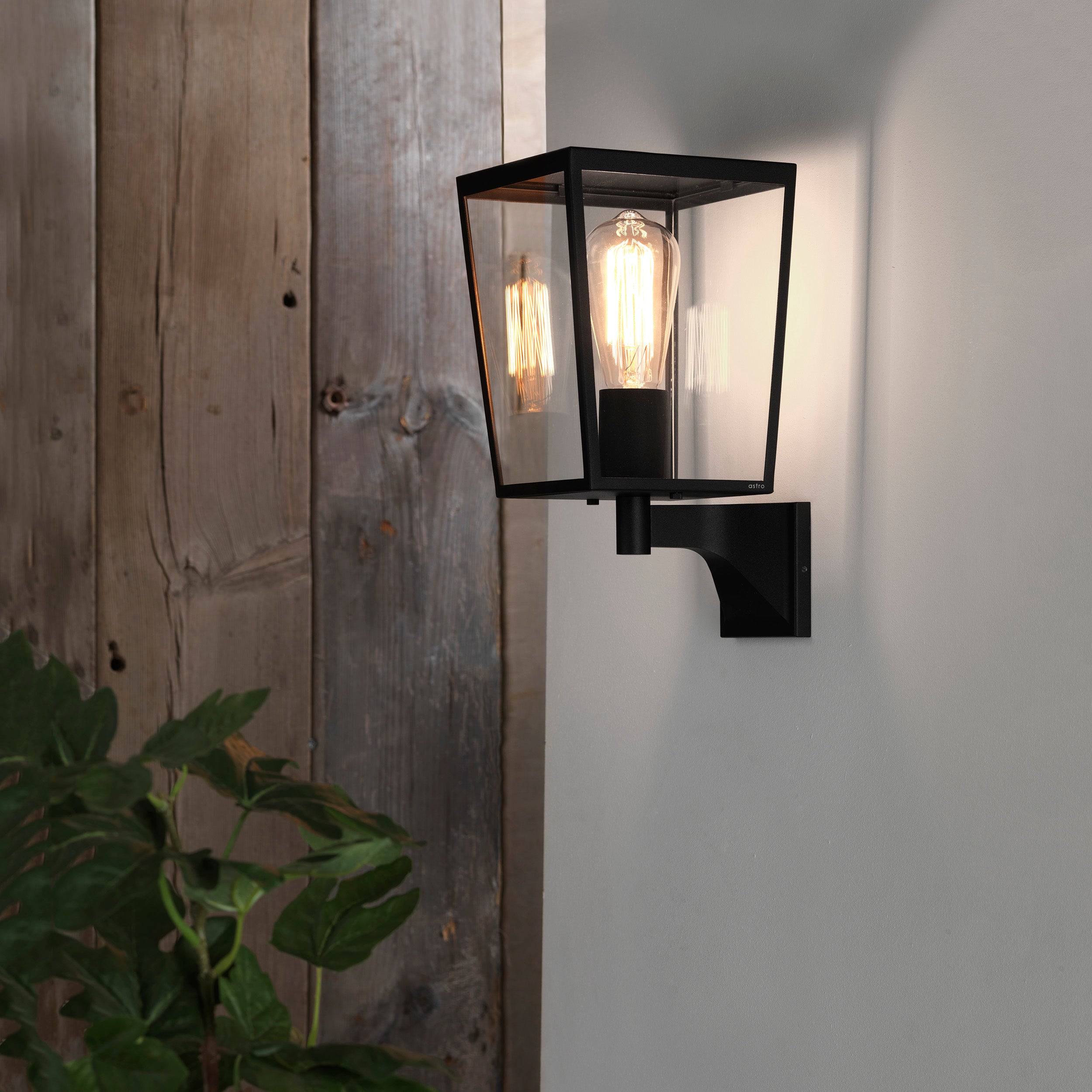 Astro Farringdon Outdoor Wall Light in Textured Black