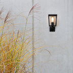 Astro Farringdon Outdoor Wall Light in Textured Black