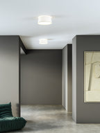 Astro Fife 330 Ceiling Light in White Fabric
