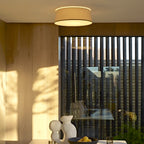 Astro Fife 430 Ceiling Light in Putty Fabric