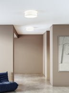 Astro Fife 430 Ceiling Light in White Fabric