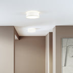 Astro Fife 430 Ceiling Light in White Fabric