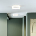 Astro Fife 530 Ceiling Light in White Fabric