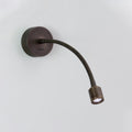 Astro Fosso Switched Reading Light in Bronze