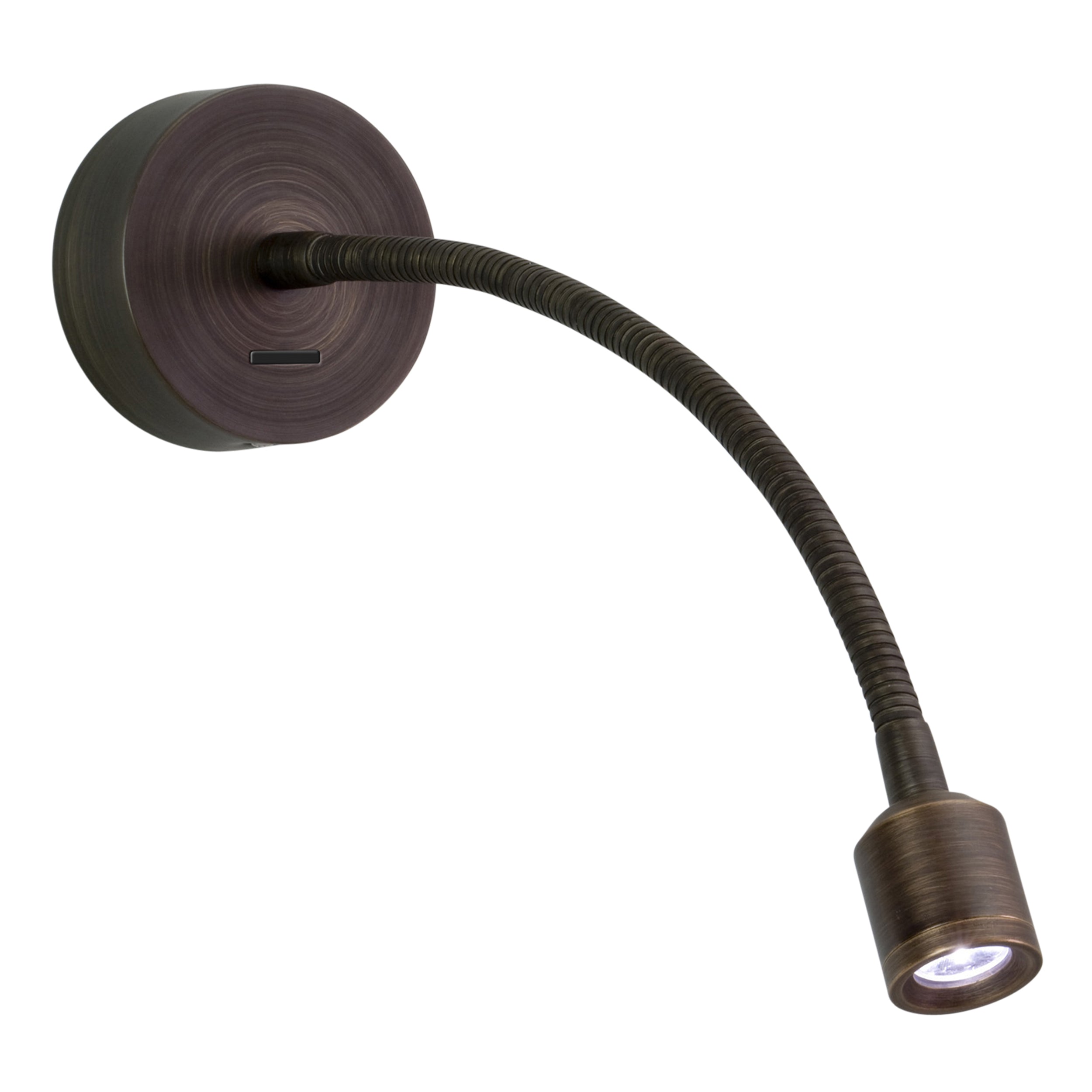 Astro Fosso Switched Reading Light in Bronze