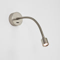 Astro Fosso Switched Reading Light in Matt Nickel