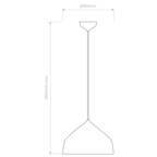 Astro Ginestra 300 Pendant Light in Matt Black