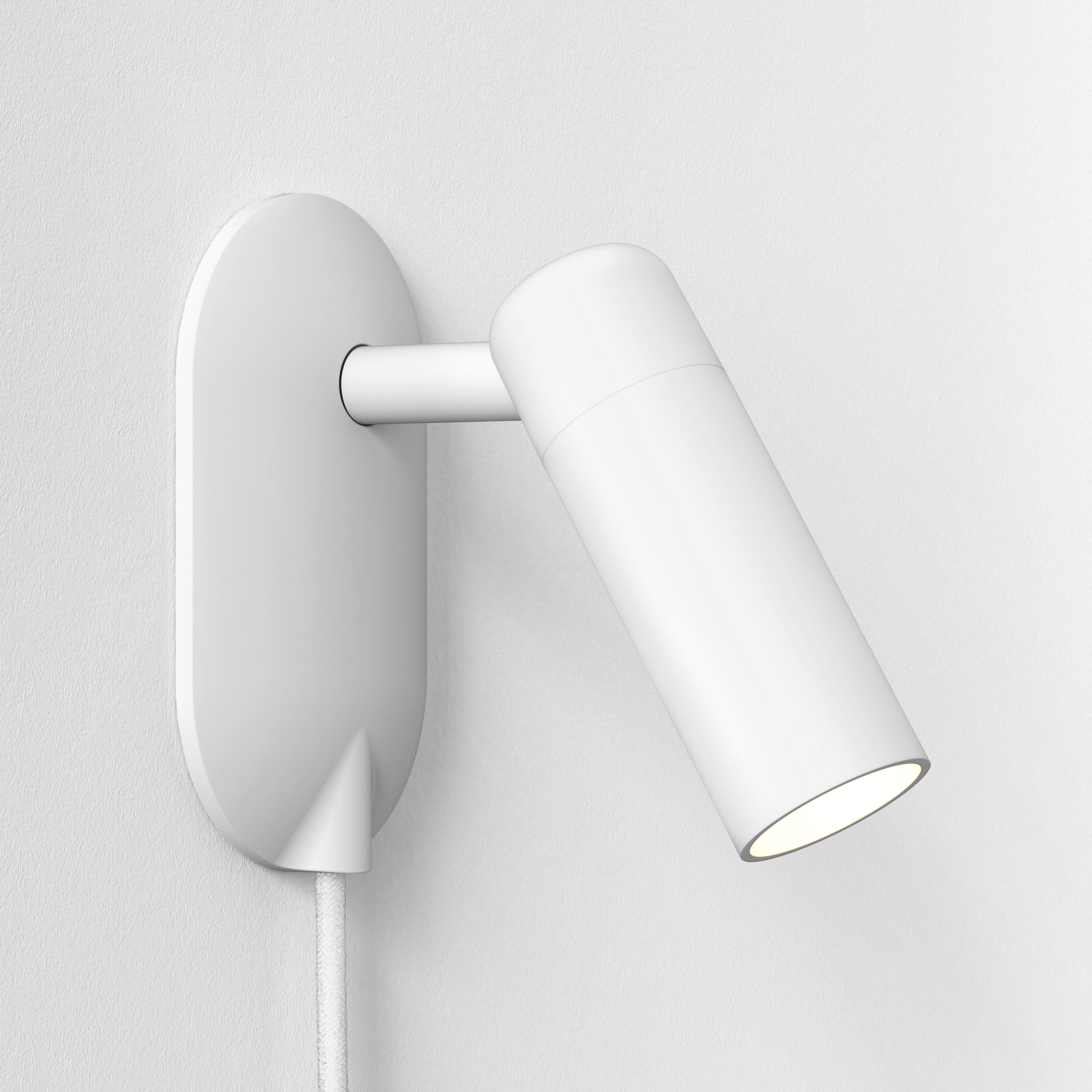 Astro Gio Reading Light in Matt White