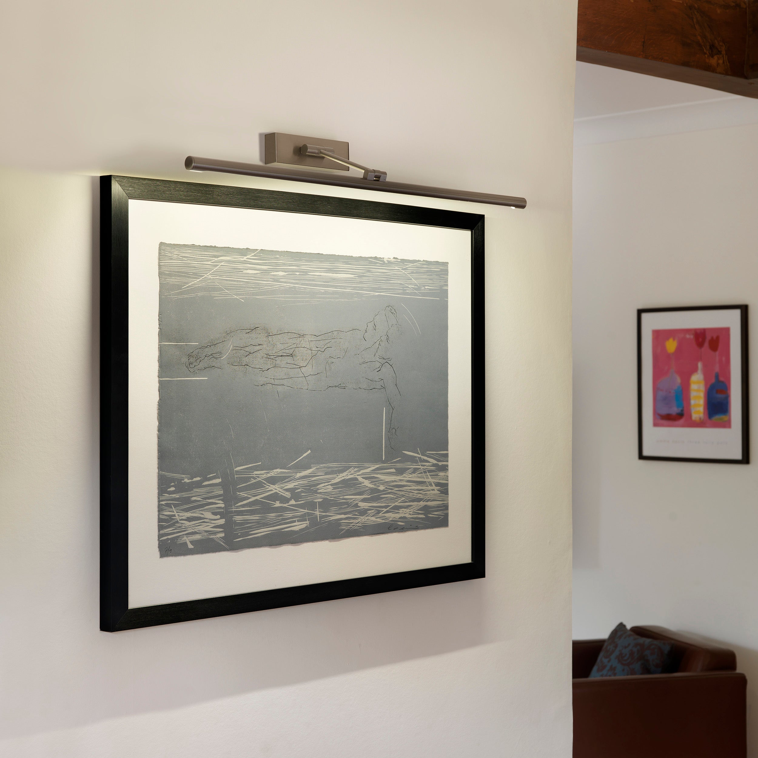 Astro Goya 760 Picture Light in Brushed Nickel