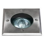 Astro Gramos Square Outdoor Ground Light in Brushed Stainless Steel IP65