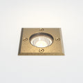 Astro Gramos Square Outdoor Ground Light in Solid Brass IP65