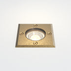 Astro Gramos Square Outdoor Ground Light in Solid Brass IP65