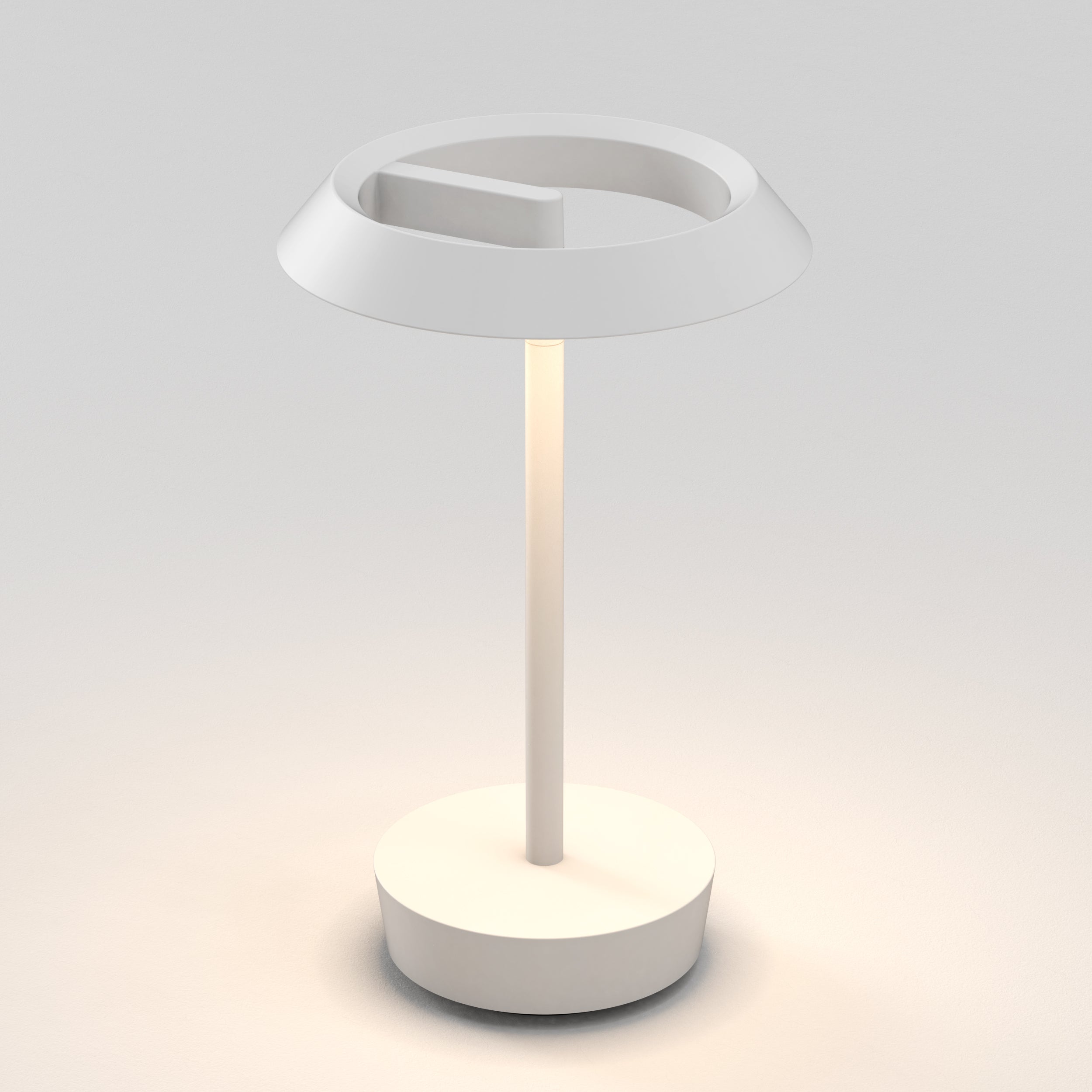 Astro Halo Portable Indoor Light in Matt White