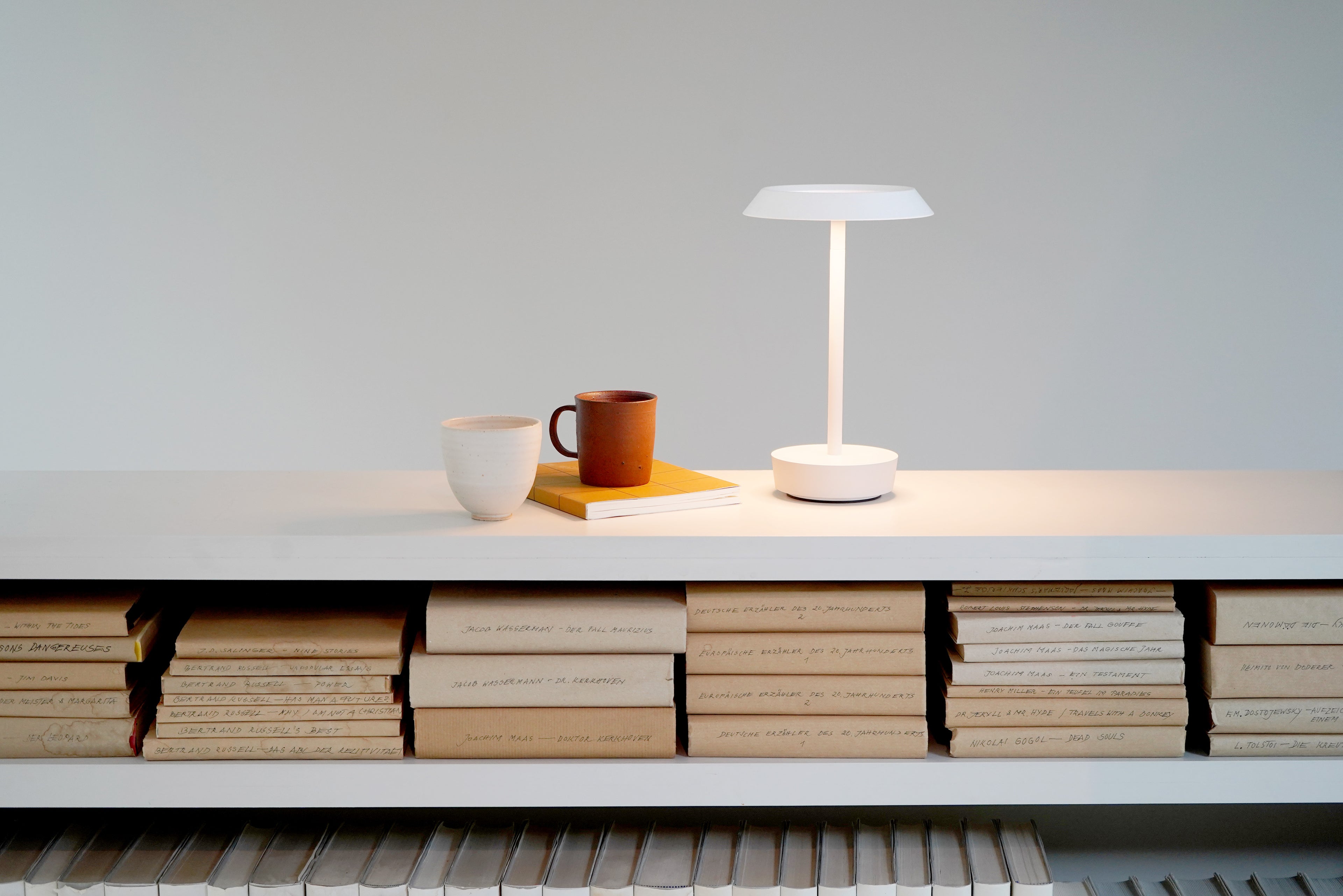 Astro Halo Portable Indoor Light in Matt White