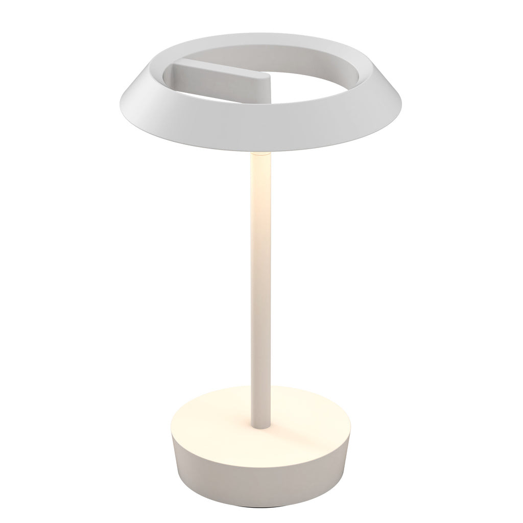 Astro Halo Portable Indoor Light in Matt White