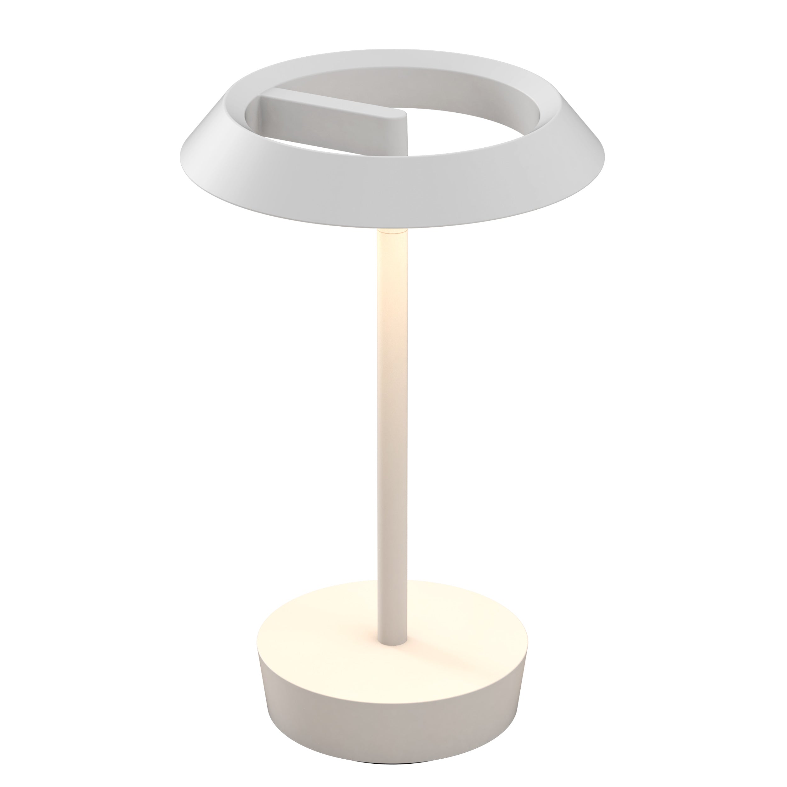 Astro Halo Portable Indoor Light in Matt White