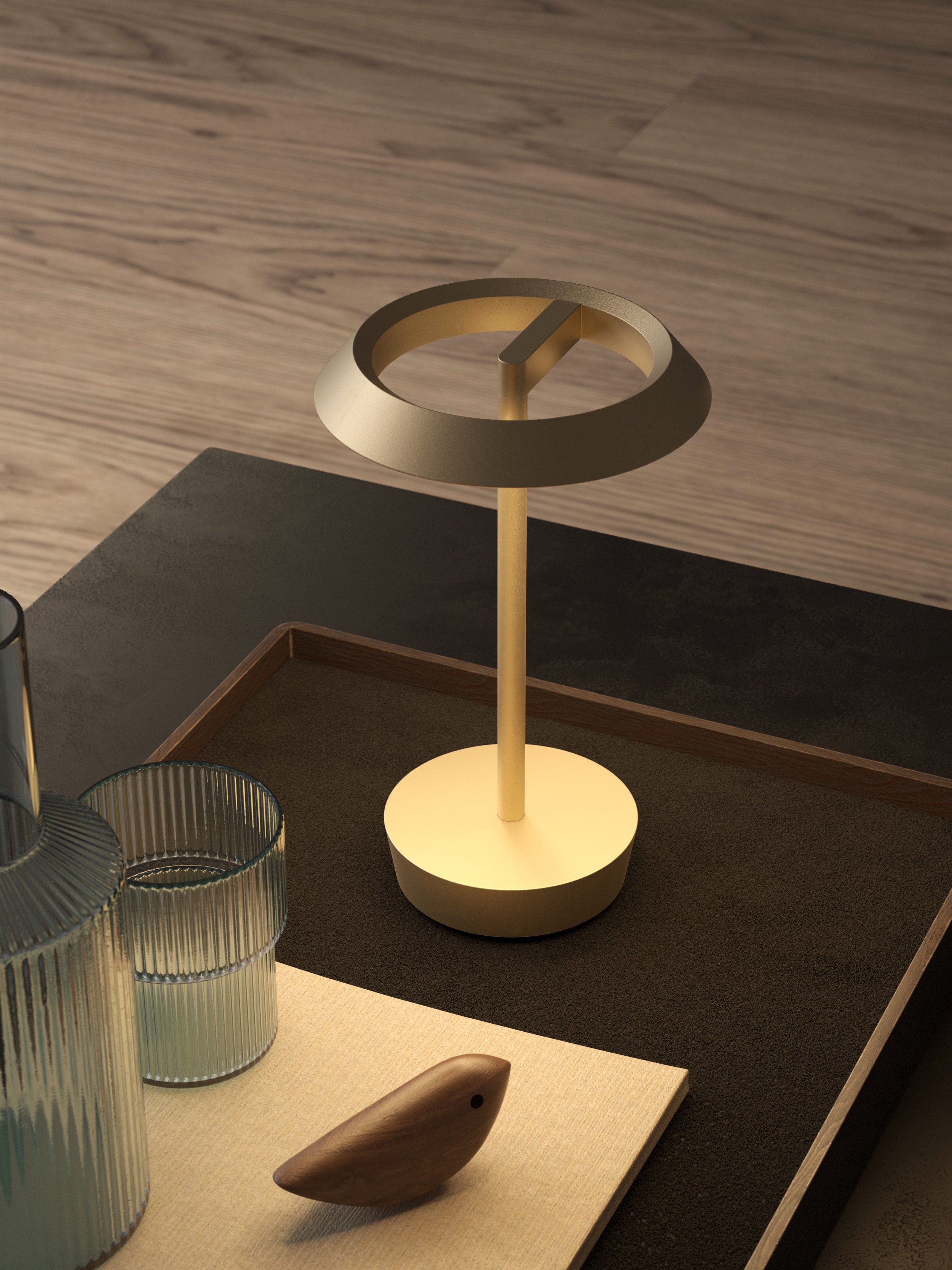 Astro Halo Portable Light in Bronze