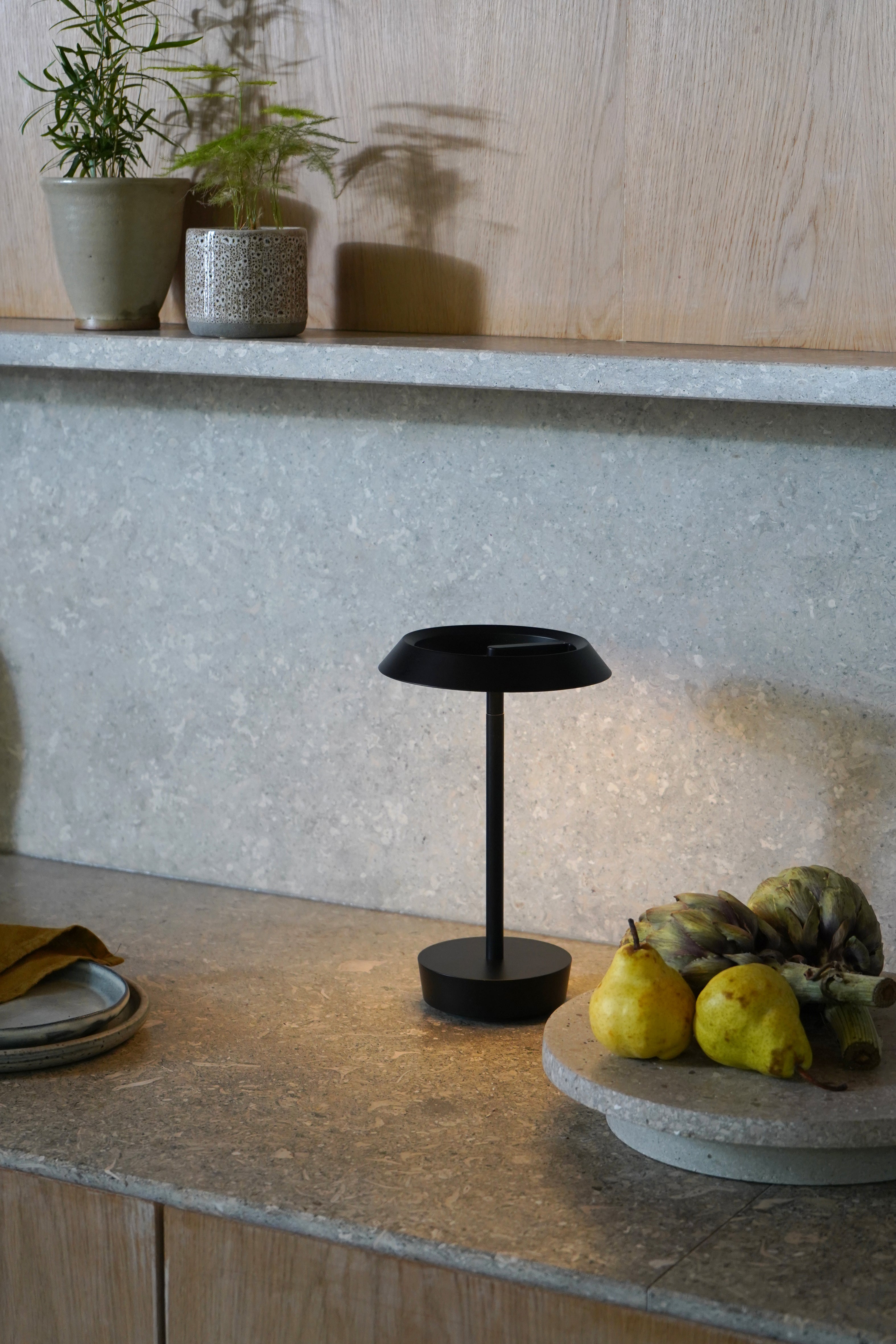 Astro Halo Portable Light in Matt Black