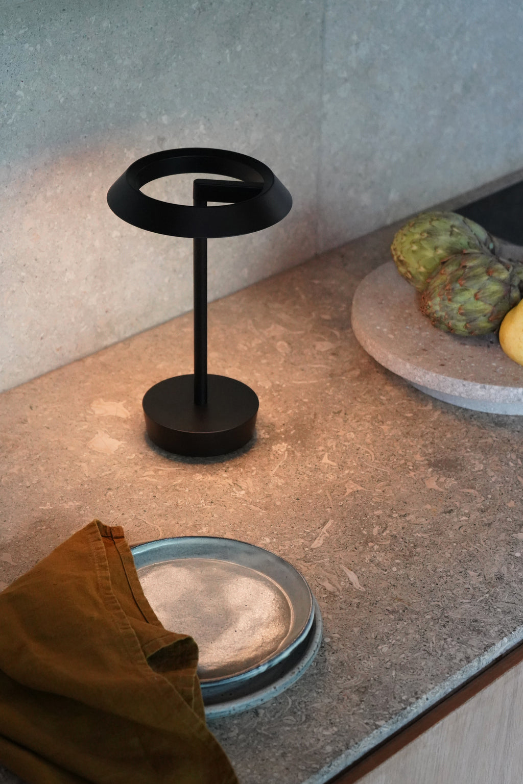 Astro Halo Portable Light in Matt Black