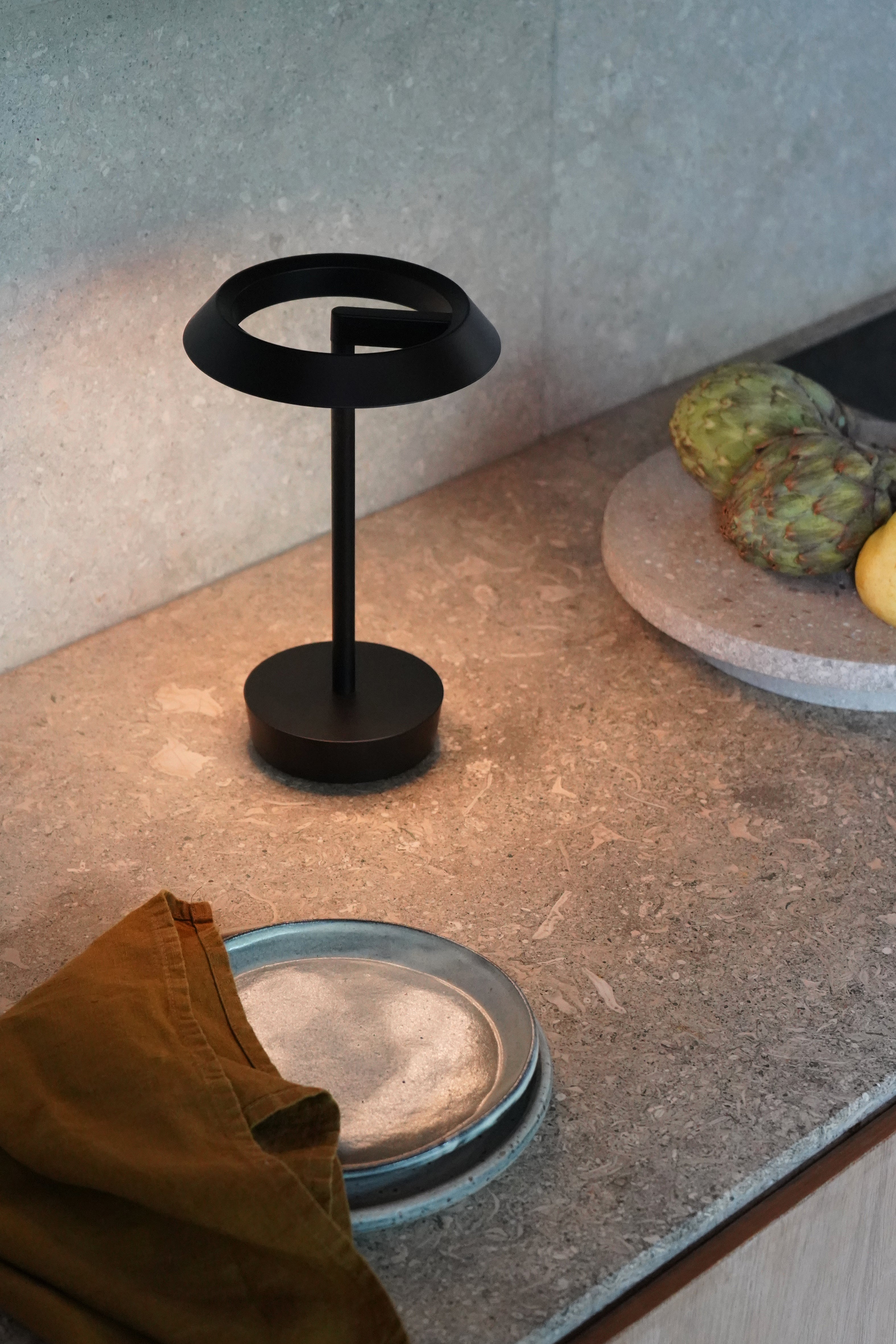 Astro Halo Portable Light in Matt Black