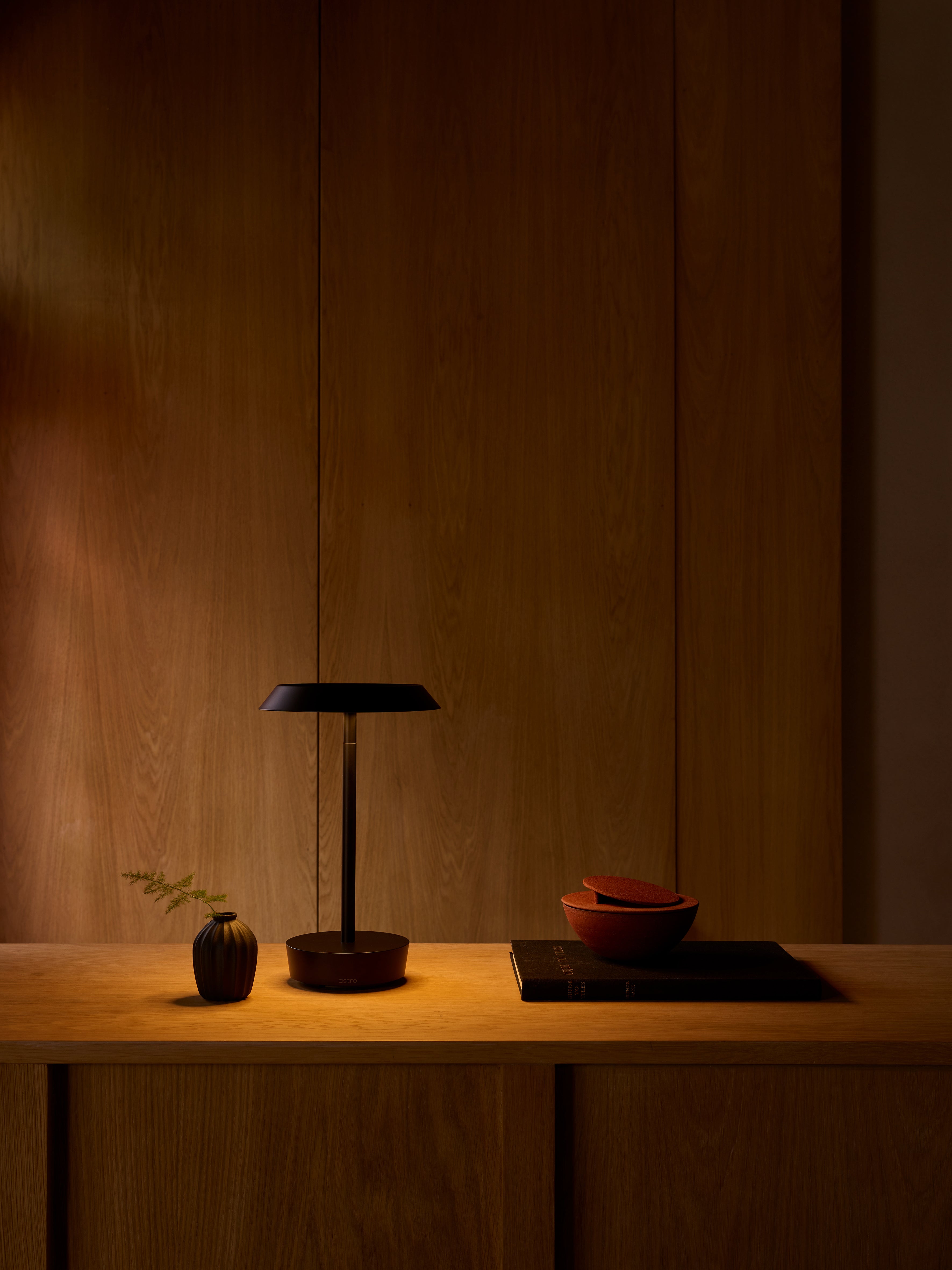 Astro Halo Portable Light in Matt Black