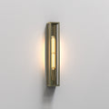 Astro Harvard 500 Outdoor Wall Light in Natural Brass