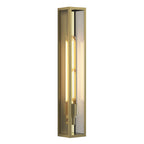 Astro Harvard 500 Outdoor Wall Light in Natural Brass