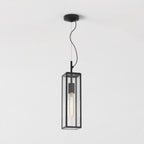 Astro Harvard Outdoor Pendant Light in Textured Black