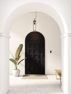 Astro Harvard Outdoor Pendant Light in Textured Black