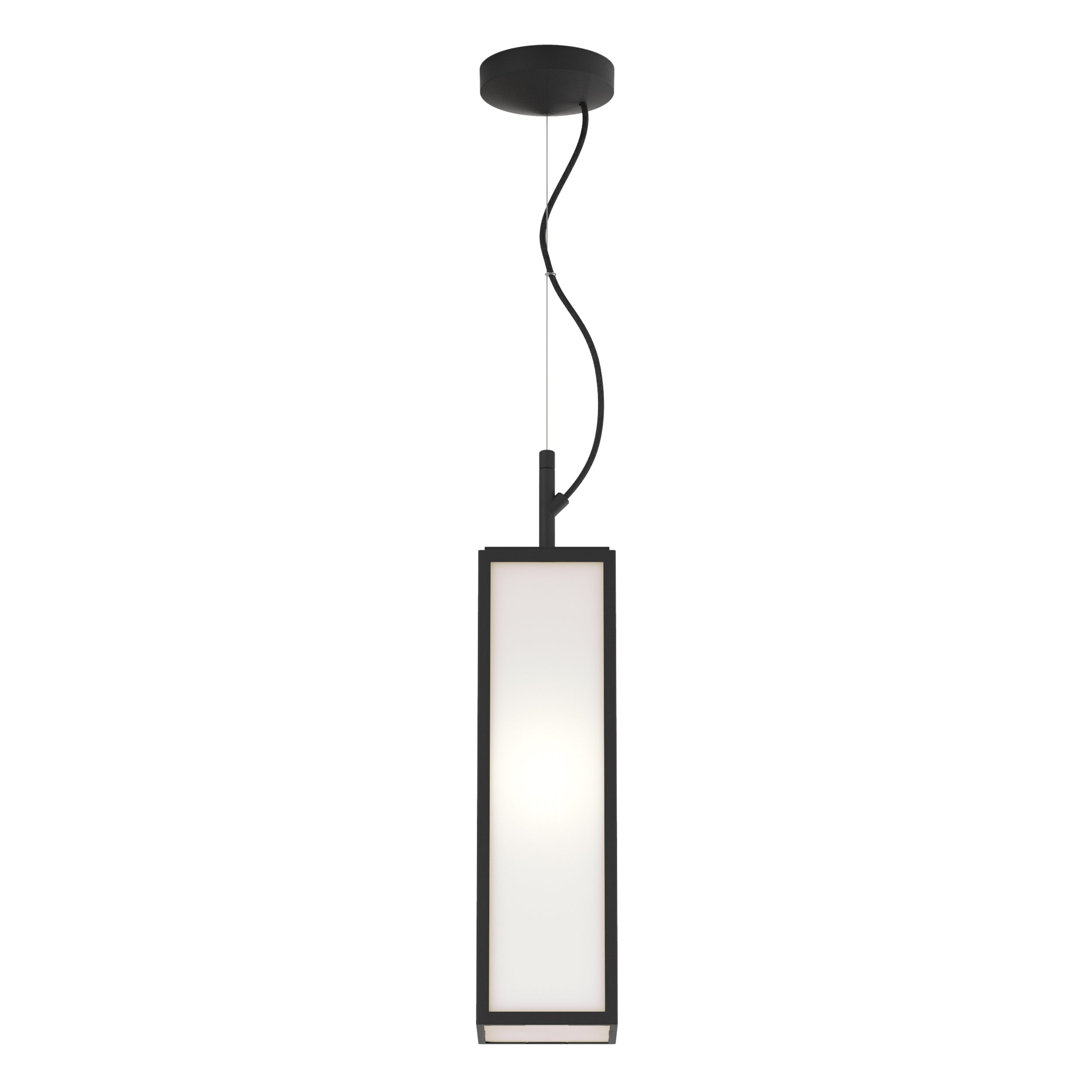 Astro Harvard Outdoor Pendant Light in Textured Black
